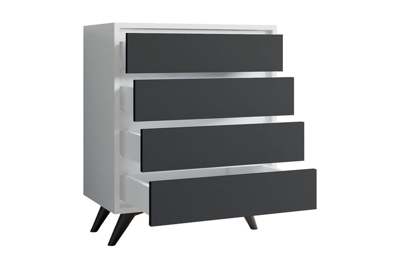 Desgrar Byrå 70x86 cm - Vit - Förvaring - Förvaringsmöbler - Byrå - Hallbyrå