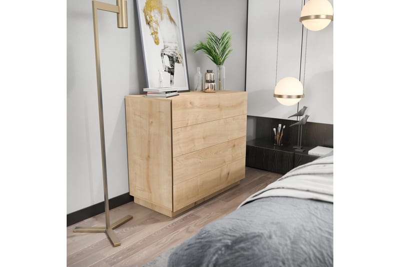 Desgrar Byrå 90x81,6 cm - Brun - Förvaring - Förvaringsmöbler - Byrå - Hallbyrå