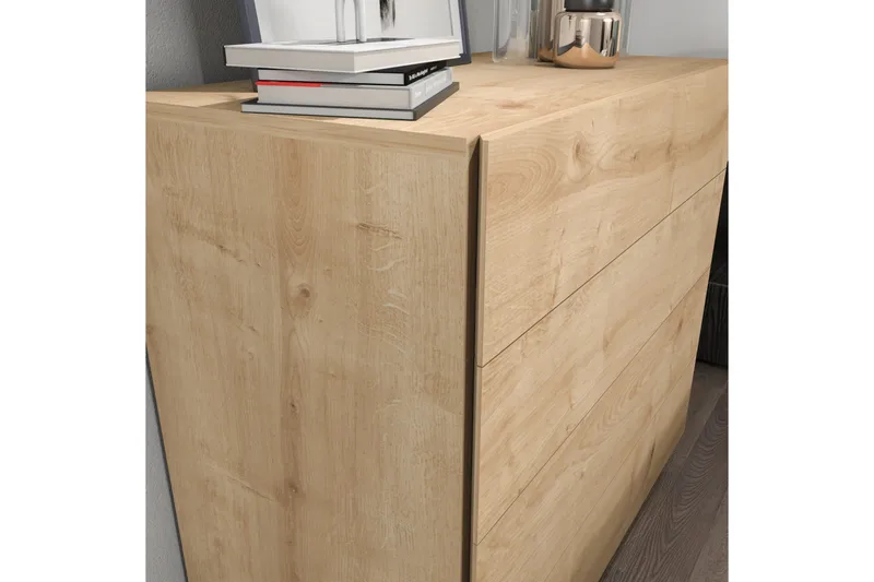 Desgrar Byrå 90x81,6 cm - Brun - Förvaring - Förvaringsmöbler - Byrå - Hallbyrå