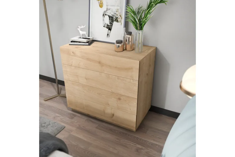 Desgrar Byrå 90x81,6 cm - Brun - Förvaring - Förvaringsmöbler - Byrå - Hallbyrå