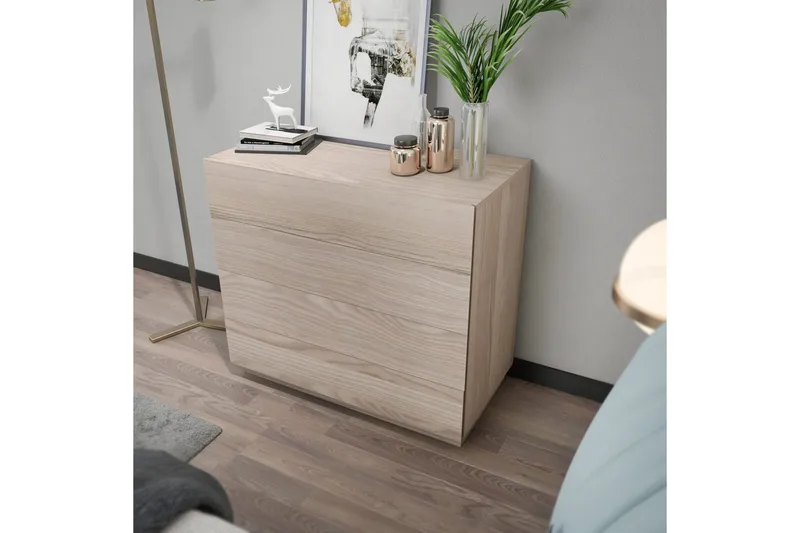 Desgrar Byrå 90x81,6 cm - Brun - Förvaring - Förvaringsmöbler - Byrå - Hallbyrå