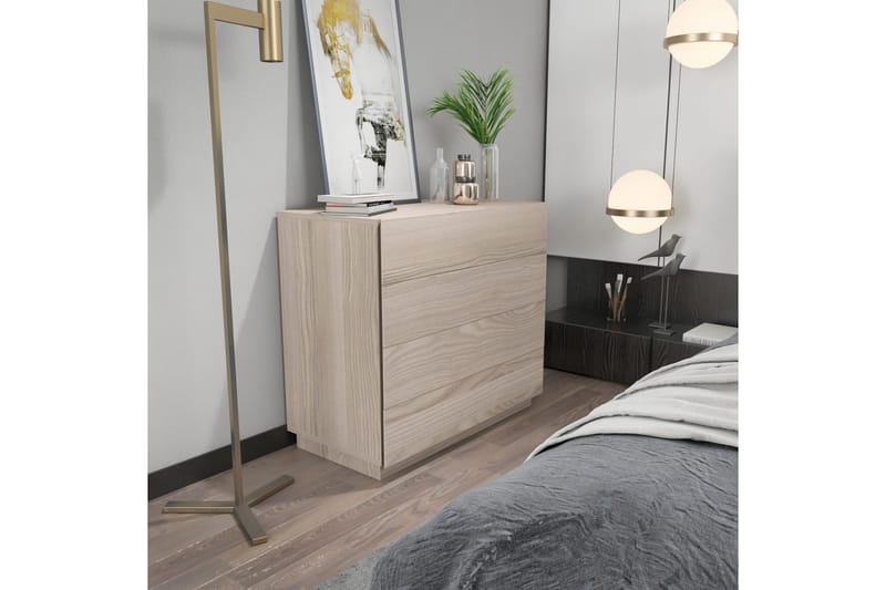 Desgrar Byrå 90x81,6 cm - Brun - Förvaring - Förvaringsmöbler - Byrå - Hallbyrå