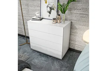 Desgrar Byrå 90x81,6 cm - Vit - Förvaring - Förvaringsmöbler - Byrå - Hallbyrå