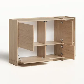 Byrå Deyloris 138 cm - ljust naturträ - Förvaring - Förvaringsmöbler - Sideboard & skänk