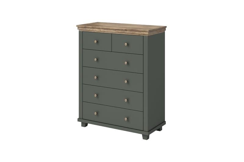 Doade Byrå 171 cm - Grön|Natur - Förvaring - Förvaringsmöbler - Byrå - Hallbyrå