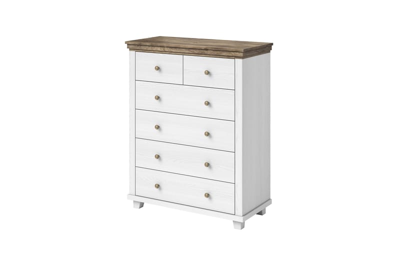 Doade Byrå 90x42x112,5 cm - Askgrå/Natur - Förvaring - Förvaringsmöbler - Byrå - Hallbyrå