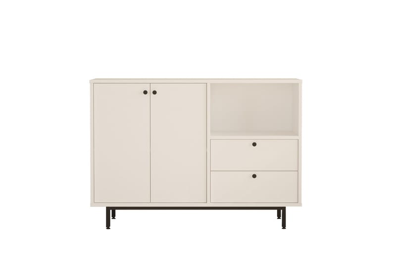 Donae Byrå 88 cm - Vit - Förvaring - Förvaringsmöbler - Byrå - Hallbyrå