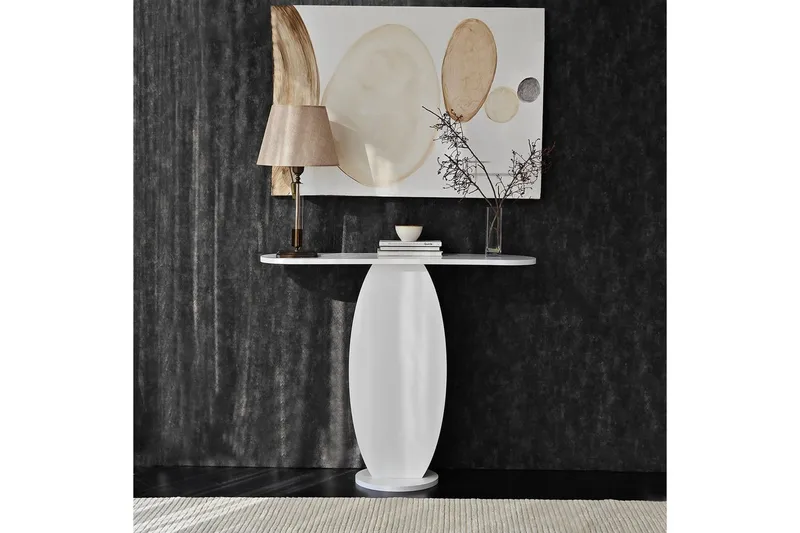 Byrå Ellittica Vit - Vit - Förvaring - Förvaringsmöbler - Sideboard & skänk