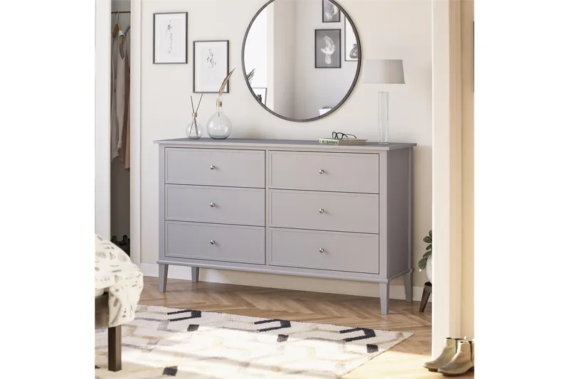 Evgeni Byrå 6 lådor - Grå - Förvaring - Förvaringsmöbler - Byrå