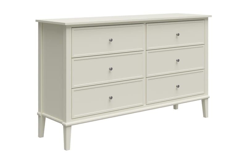 Evgeni Byrå 6 lådor, Vit