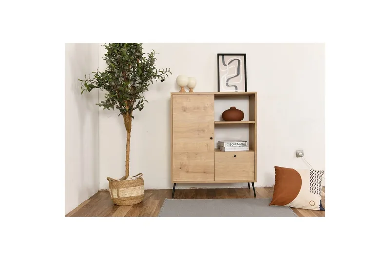 Flerfunktionsskåp Mjudi Ek - Ek - Förvaring - Förvaringsmöbler - Byrå - Hallbyrå