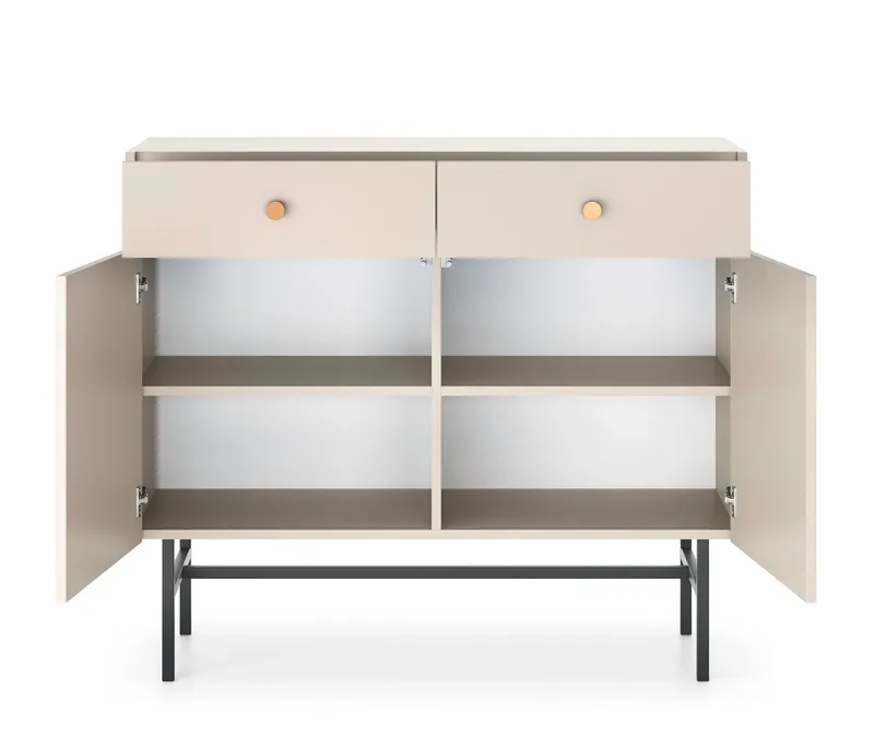 Francisca Byrå 104 cm - Cashmere - Förvaring - Förvaringsmöbler - Byrå