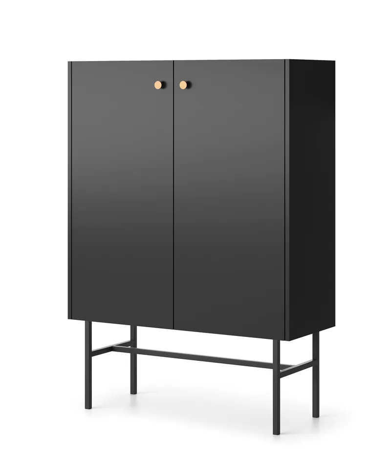 Francisca Byrå 93 cm - Svart - Förvaring - Förvaringsmöbler - Byrå - Hallbyrå