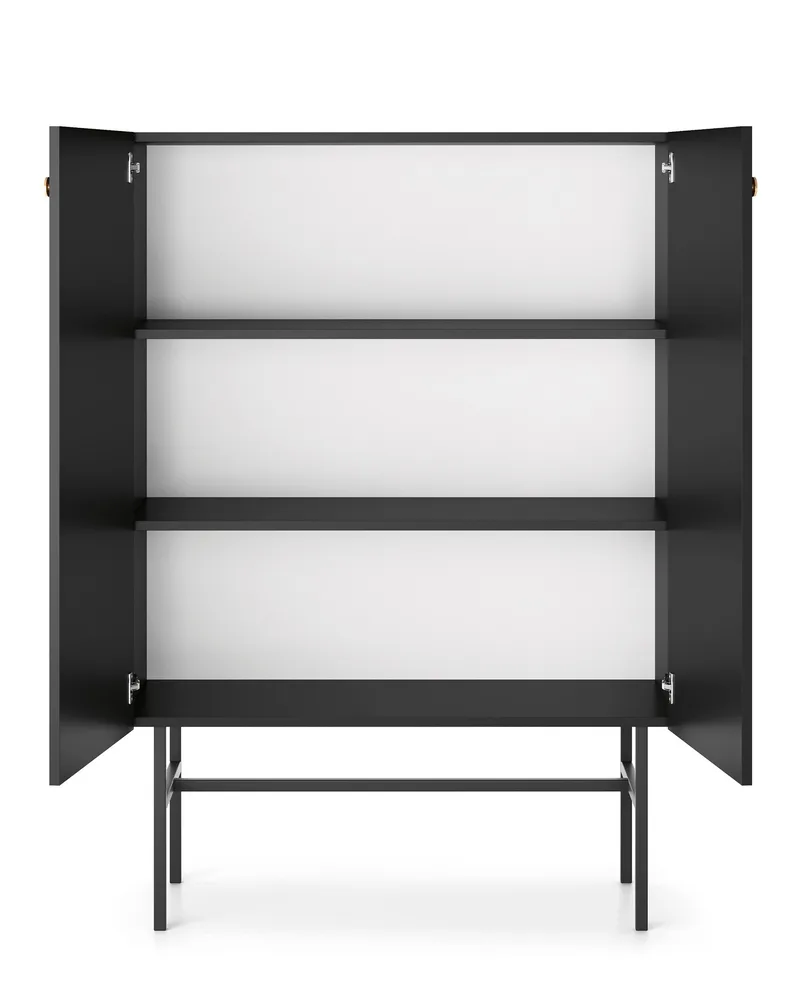 Francisca Byrå 93 cm - Svart - Förvaring - Förvaringsmöbler - Byrå - Hallbyrå