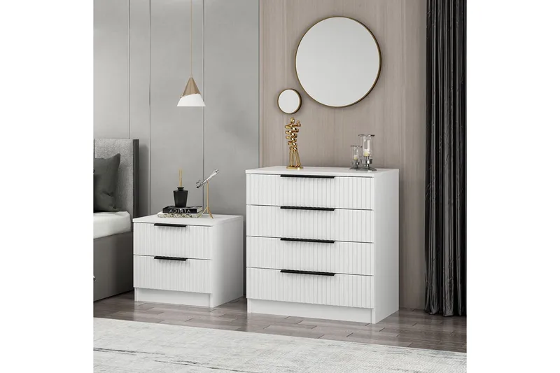 Fruitland Byrå - Vit - Förvaring - Förvaringsmöbler - Byrå - Hallbyrå