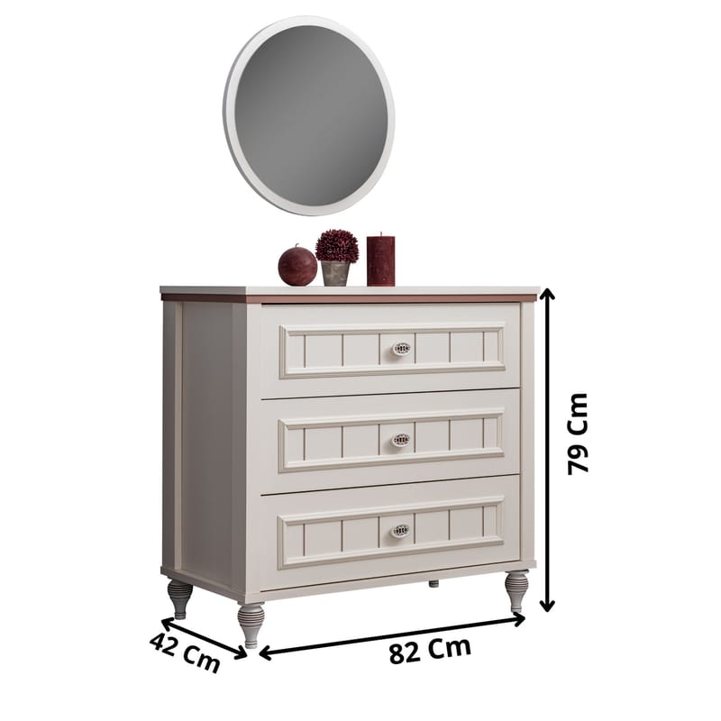 Telvo Byrå 82 cm - Förvaring - Förvaringsmöbler - Byrå - Hallbyrå