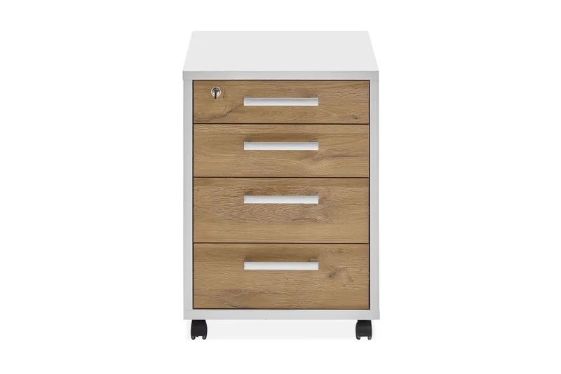 Calvia Hurts 48 cm - Vit/Ek - Förvaring - Förvaringsmöbler - Byrå - Hurtsar