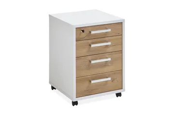 Calvia Hurts 48 cm - Vit/Ek - Förvaring - Förvaringsmöbler - Byrå - Hurtsar