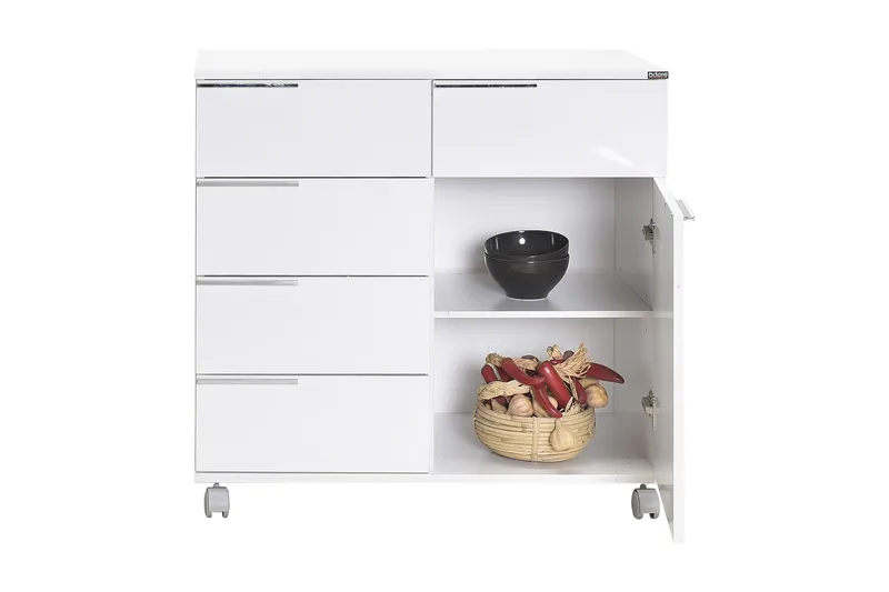 Hurts 81x85 cm - Vit - Förvaring - Förvaringsmöbler - Byrå - Hurtsar