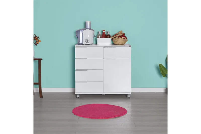 Hurts 81x85 cm - Vit - Förvaring - Förvaringsmöbler - Byrå - Hurtsar