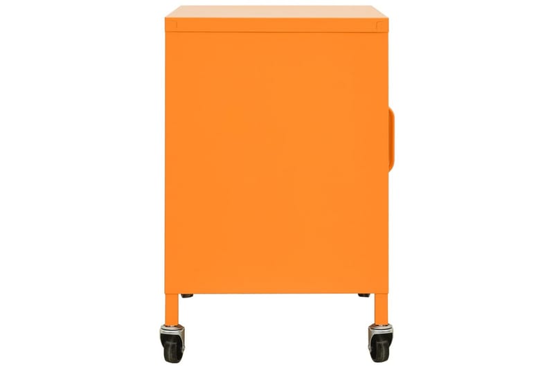 Hurts med hjul orange 60x35x49 cm stål - Orange - Förvaring - Förvaringsmöbler - Byrå - Hurtsar