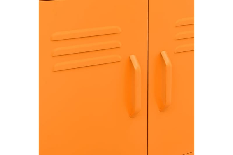 Hurts med hjul orange 60x35x49 cm stål - Orange - Förvaring - Förvaringsmöbler - Byrå - Hurtsar