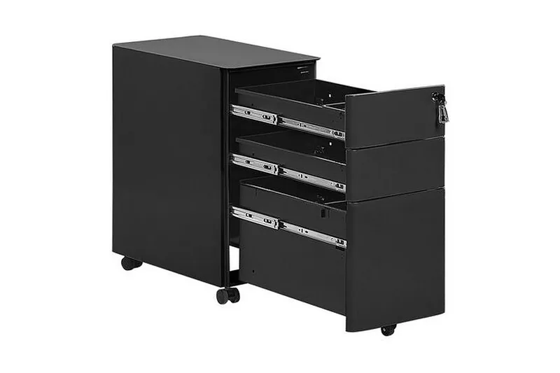 Lubriano Kontorshurts 30x50 cm - Metall/Svart - Förvaring - Förvaringsmöbler - Byrå - Hurtsar