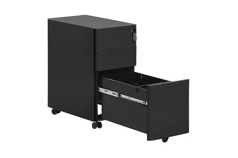 Lubriano Kontorshurts 30x50 cm - Metall/Svart - Förvaring - Förvaringsmöbler - Byrå - Hurtsar