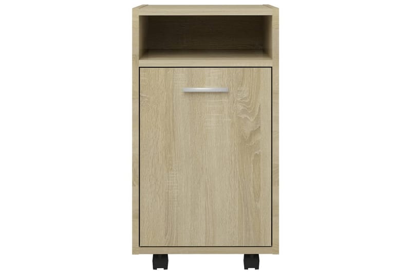 Sidoskåp med hjul sonoma-ek 33x38x60 cm spånskiva - Ek - Förvaring - Förvaringsmöbler - Byrå - Hurtsar