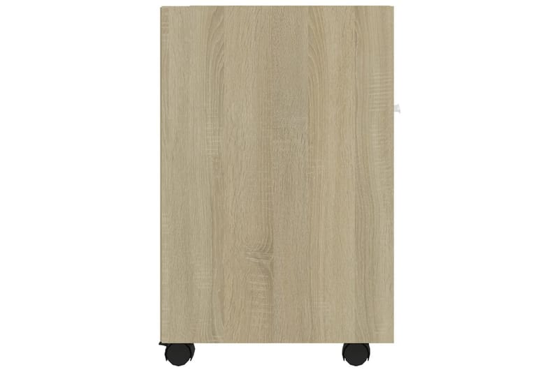 Sidoskåp med hjul sonoma-ek 33x38x60 cm spånskiva - Ek - Förvaring - Förvaringsmöbler - Byrå - Hurtsar