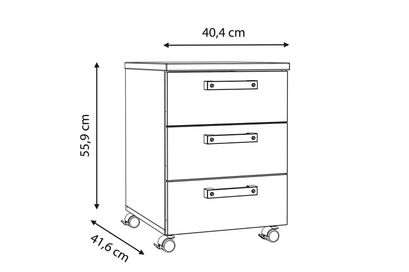Torelles Hurts 60x41 cm - Brun/Grå - Förvaring - Förvaringsmöbler - Byrå - Hurtsar