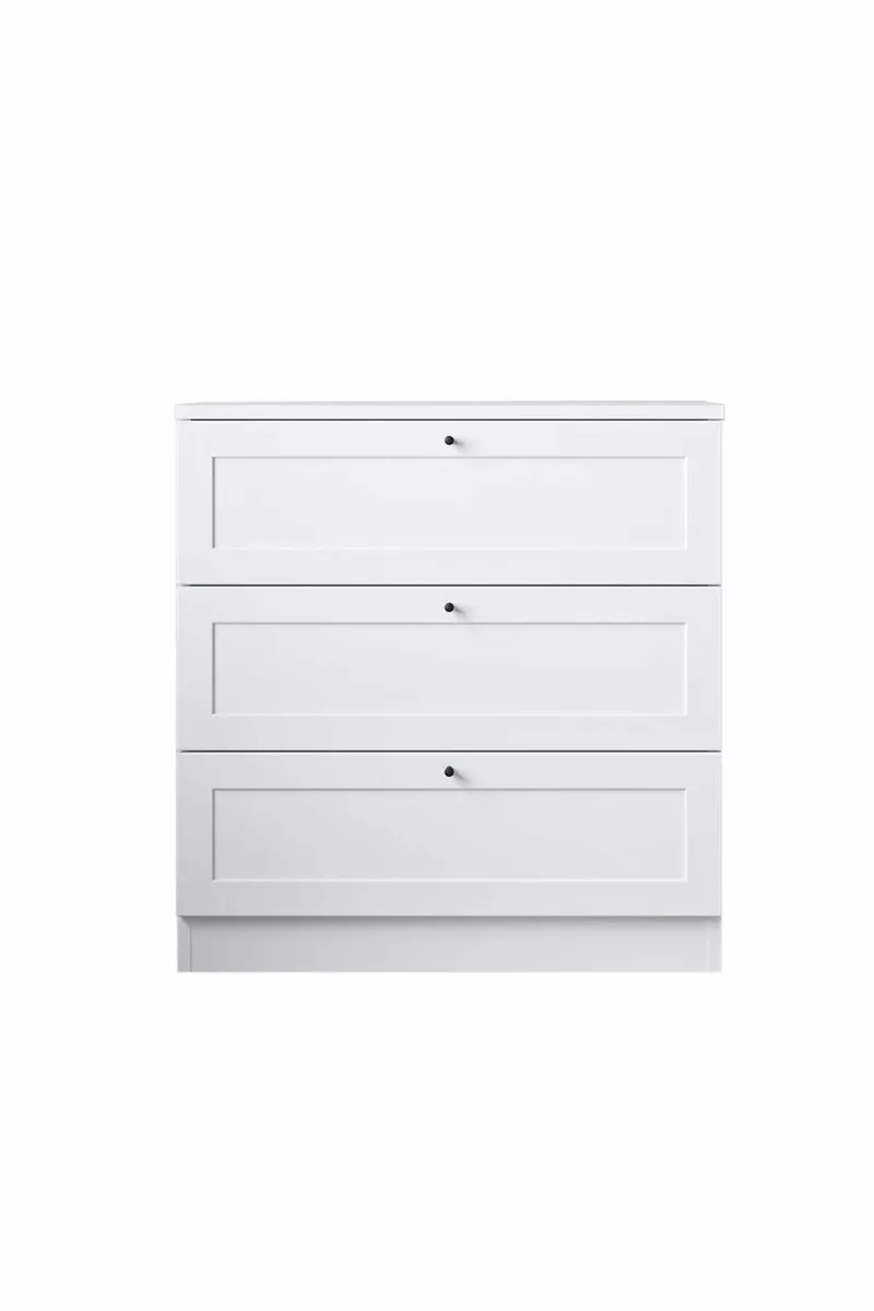 Interlaken Byrå 75 cm, Vit