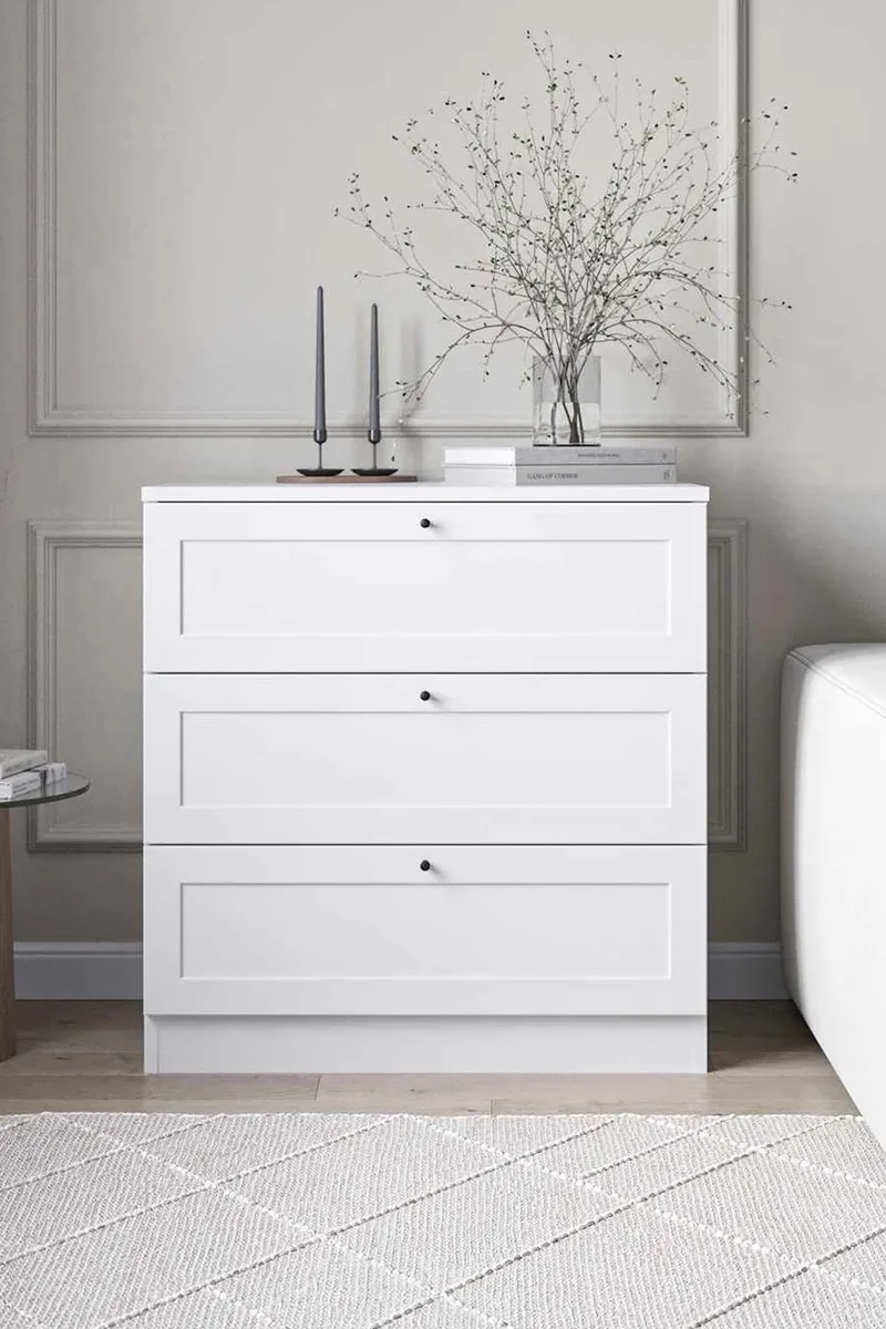 Interlaken Byrå 75 cm - Vit - Förvaring - Förvaringsmöbler - Byrå - Hallbyrå