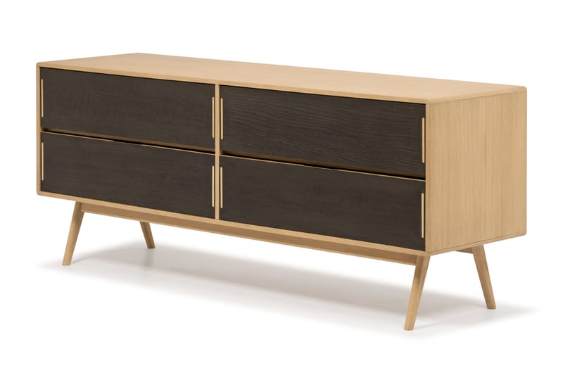 Jerup Byrå 150x50 cm Massiv Ek - Brun - Förvaring - Förvaringsmöbler - Byrå