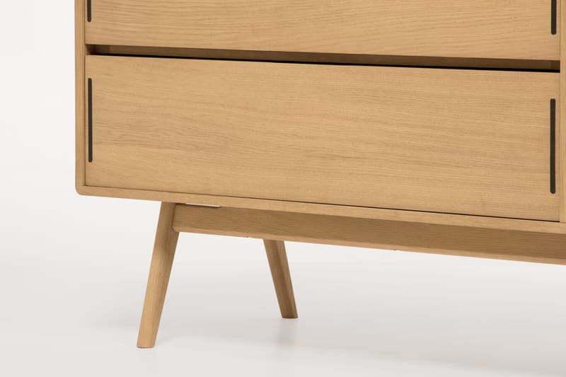 Jerup Byrå 150x50 cm Massiv Ek - Brun - Förvaring - Förvaringsmöbler - Byrå