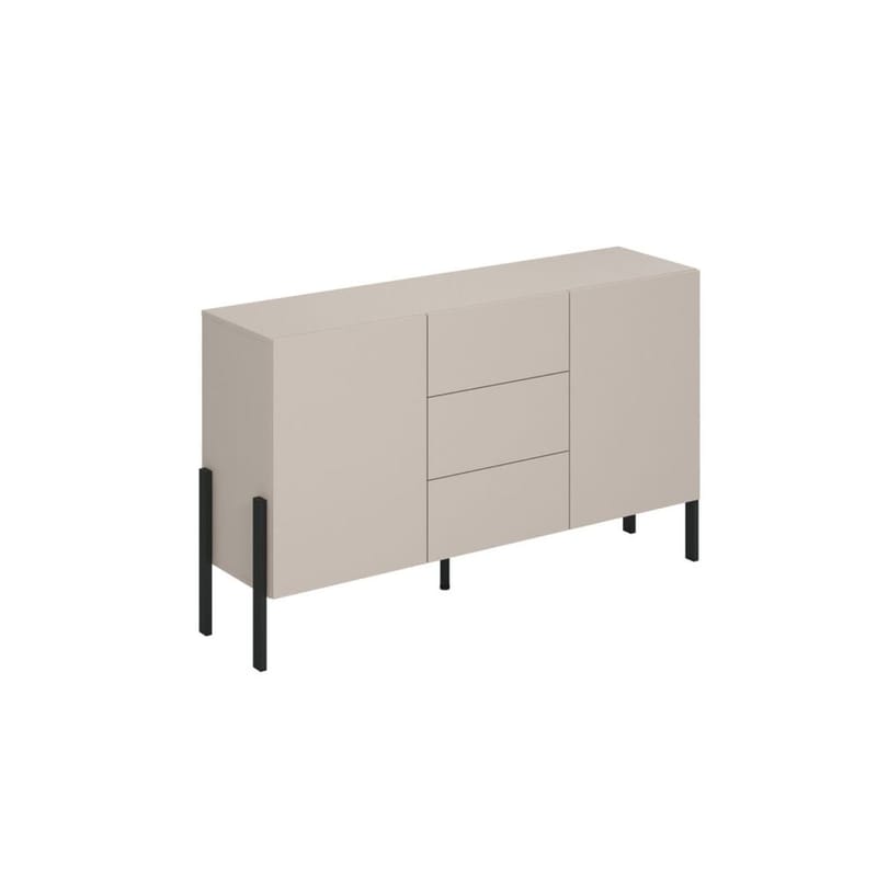 Byrå Jukon 2 Dörrar med 3 Lådor - Kashmir, 154 cm - Förvaring - Förvaringsmöbler - Sideboard & skänk