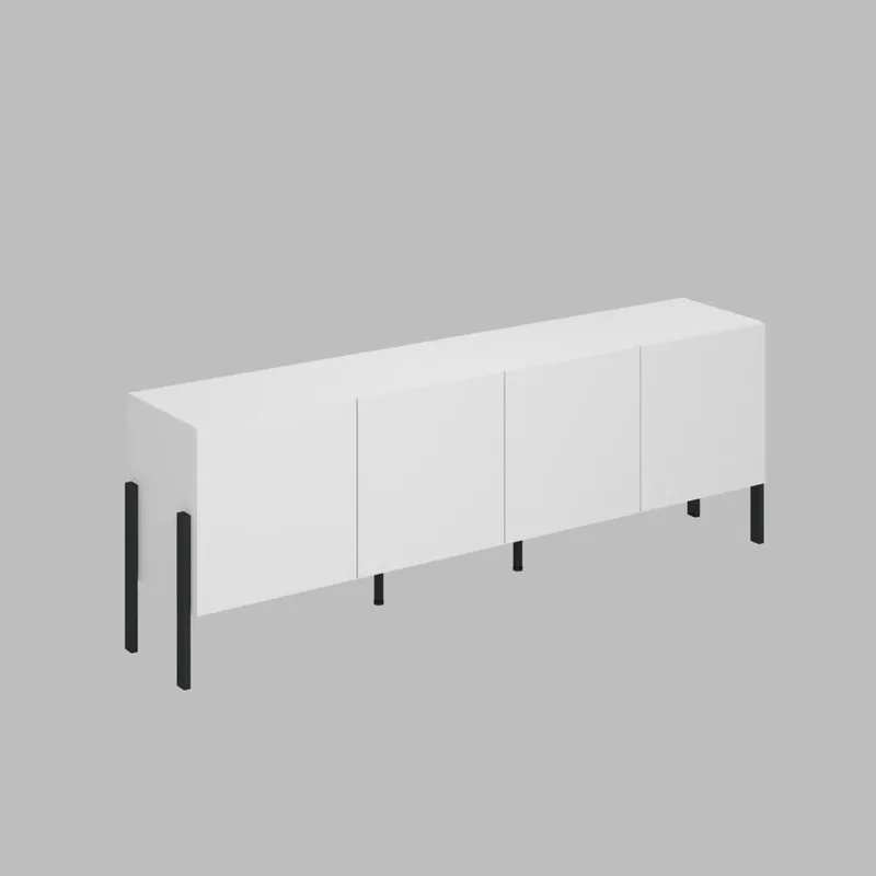 Byrå Jukon 4 Dörrar - Vit Supermat - Förvaring - Förvaringsmöbler - Sideboard & skänk