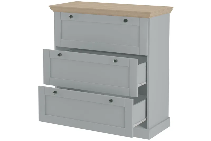 Jundapah Byrå - Grå/Brun - Förvaring - Förvaringsmöbler - Byrå - Hallbyrå