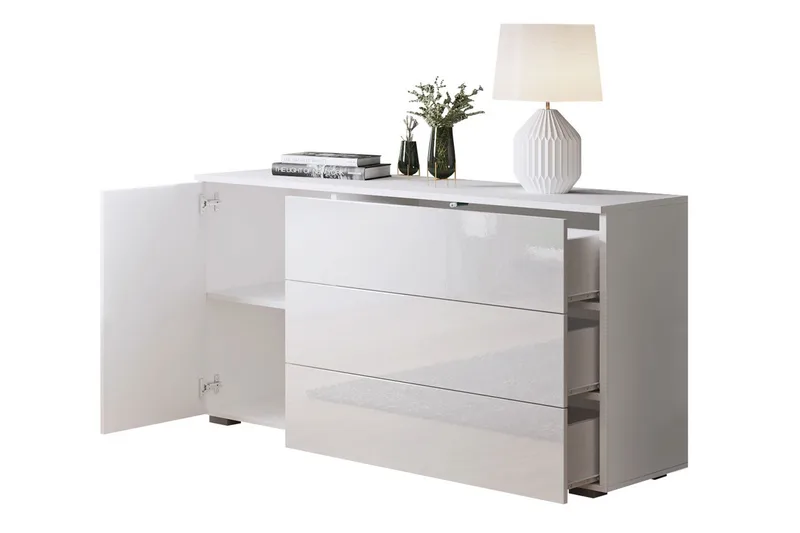 Kankuro Byrå 111x68 cm - Natur/Vit - Förvaring - Förvaringsmöbler - Byrå