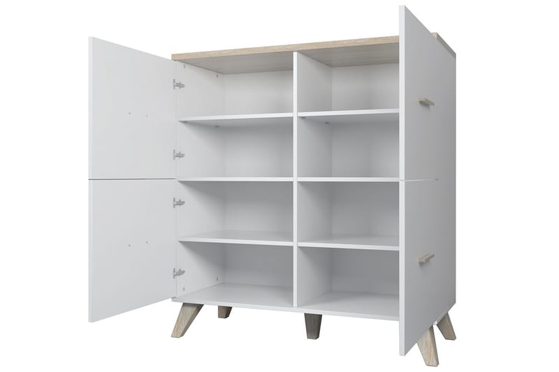 Kardos Byrå 45x110 cm - Natur/Svart - Förvaring - Förvaringsmöbler - Byrå - Hallbyrå