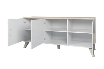 Kardos Byrå 45x150 cm - Natur/Svart - Förvaring - Förvaringsmöbler - Byrå