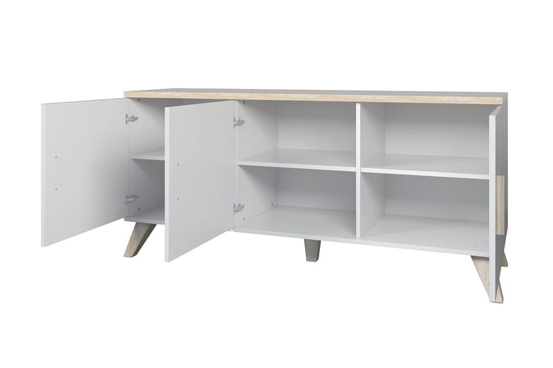 Kardos Byrå 45x150 cm - Natur/Svart - Förvaring - Förvaringsmöbler - Byrå - Hallbyrå