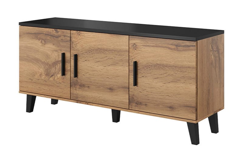 Kardos Byrå 45x150 cm - Natur/Svart - Förvaring - Förvaringsmöbler - Byrå - Hallbyrå