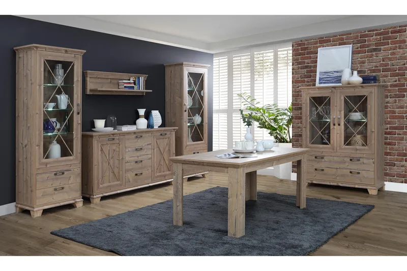 Kerrow Byrå 175 cm - Brun - Förvaring - Förvaringsmöbler - Byrå