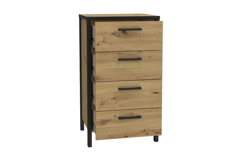 Koufalia Byrå 40x51 cm - Brun/Svart - Förvaring - Förvaringsmöbler - Byrå - Hallbyrå
