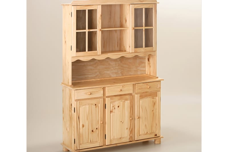 Leksand Skänkvitrin 130 cm - Furu - Förvaring - Förvaringsmöbler - Byrå