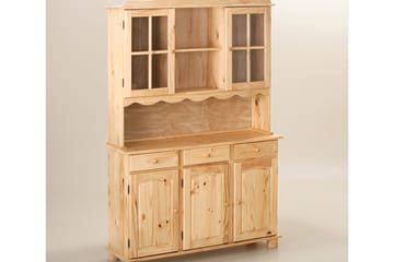 Leksand Skänkvitrin 130 cm - Furu - Förvaring - Förvaringsmöbler - Byrå