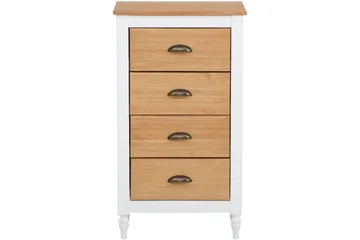 Lenham Byrå 45x35 cm 4 Lådor - Vit - Förvaring - Förvaringsmöbler - Byrå - Hallbyrå