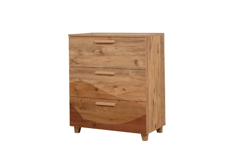 Leva Byrå 80x95 cm Brun - Hanah Home - Förvaring - Förvaringsmöbler - Byrå - Hallbyrå