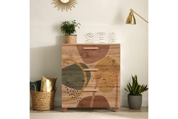 Leva Byrå 80x95 cm Brun - Hanah Home - Förvaring - Förvaringsmöbler - Byrå - Hallbyrå